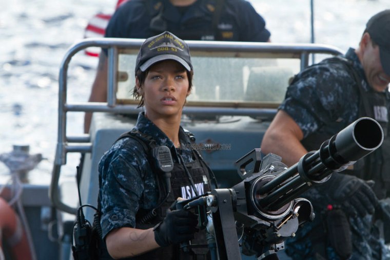 Rihanna star as Raikes in Universal Pictures' Battleship.